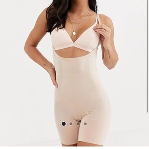 Spanx Oncore Open-Bust Mid-Thigh Bodysuit